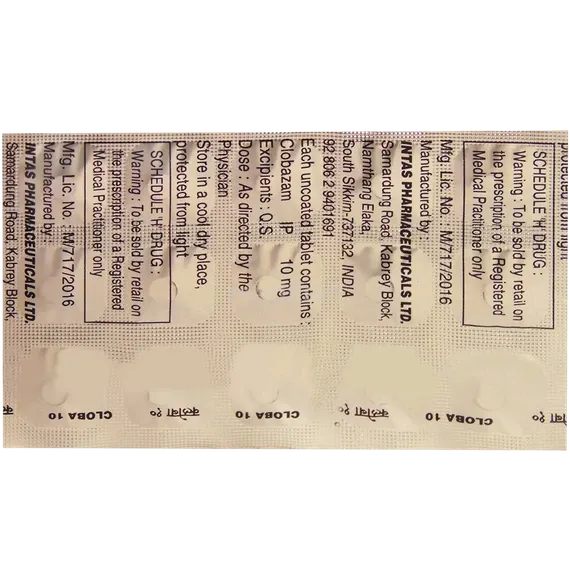 cloba 10mg tablet 15's